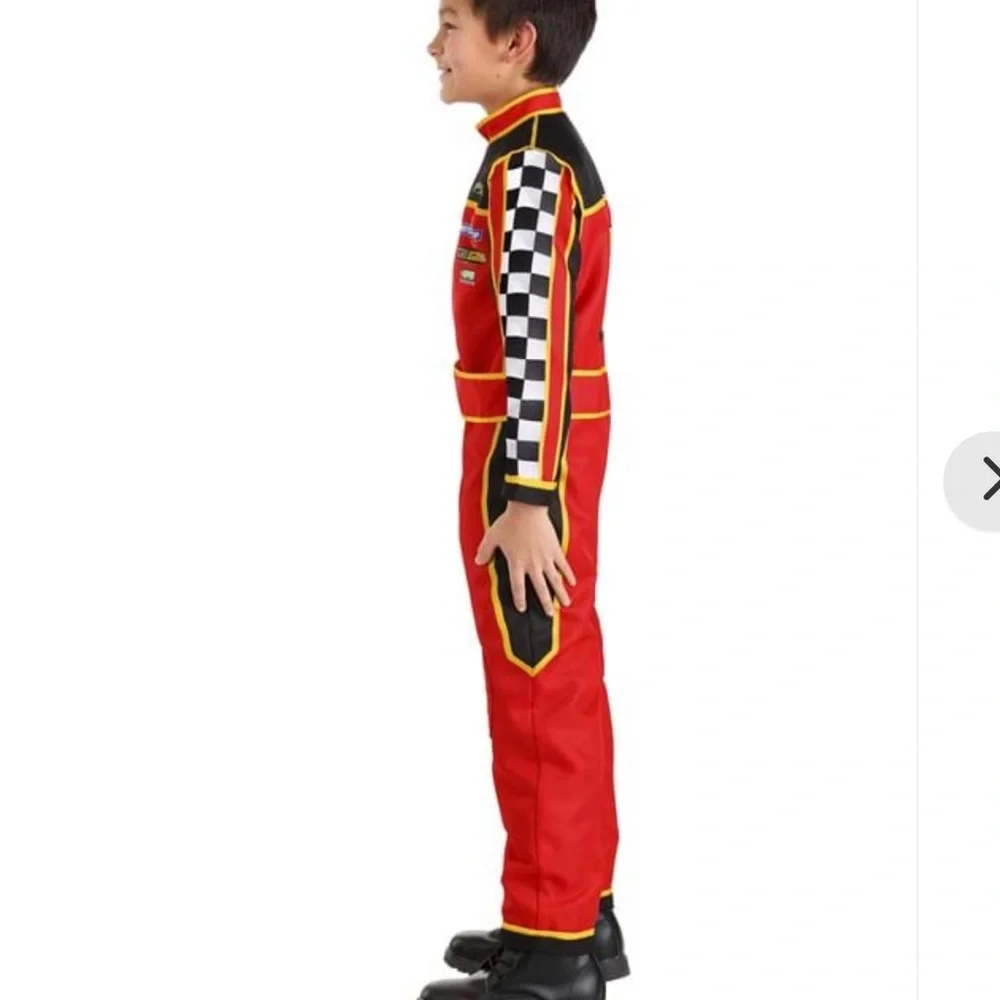 Disney Pixar Cars Racing Driver Kids Costume - Picture 3 of 9